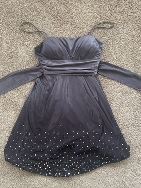 jump apparel black and gold dress Adrianna Papell Lace And Crepe Jumpsuit Women's Dress Black/Gold : 2
